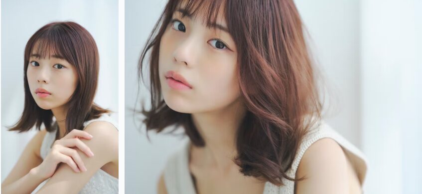 女性タレントの宣材画像
