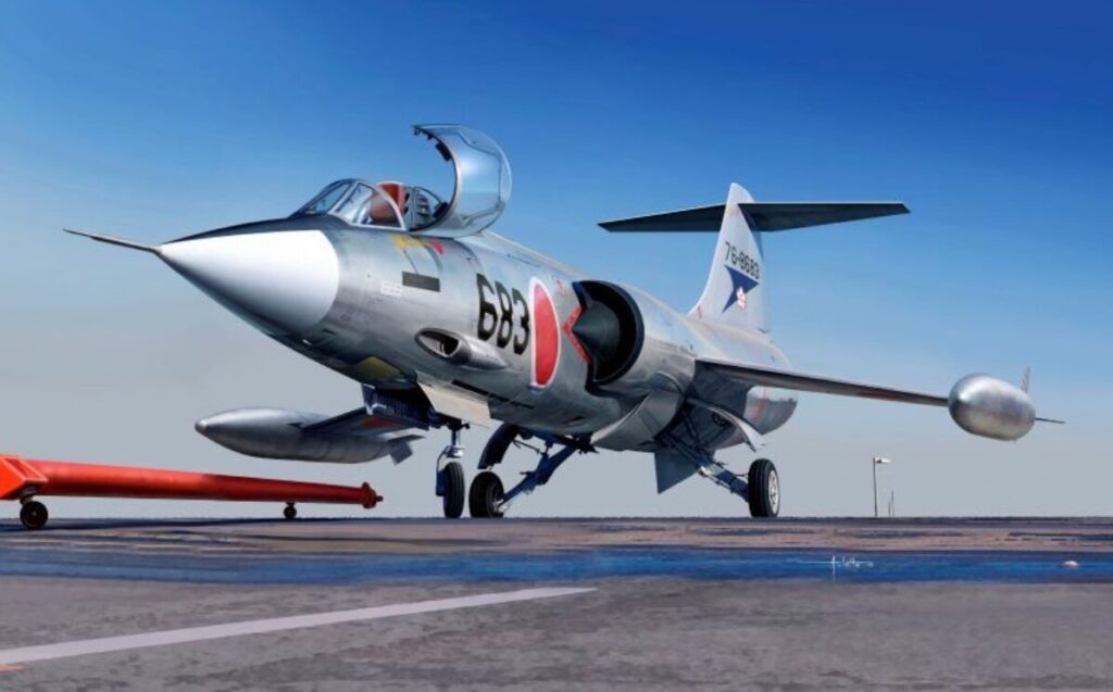 駐機中の戦闘機