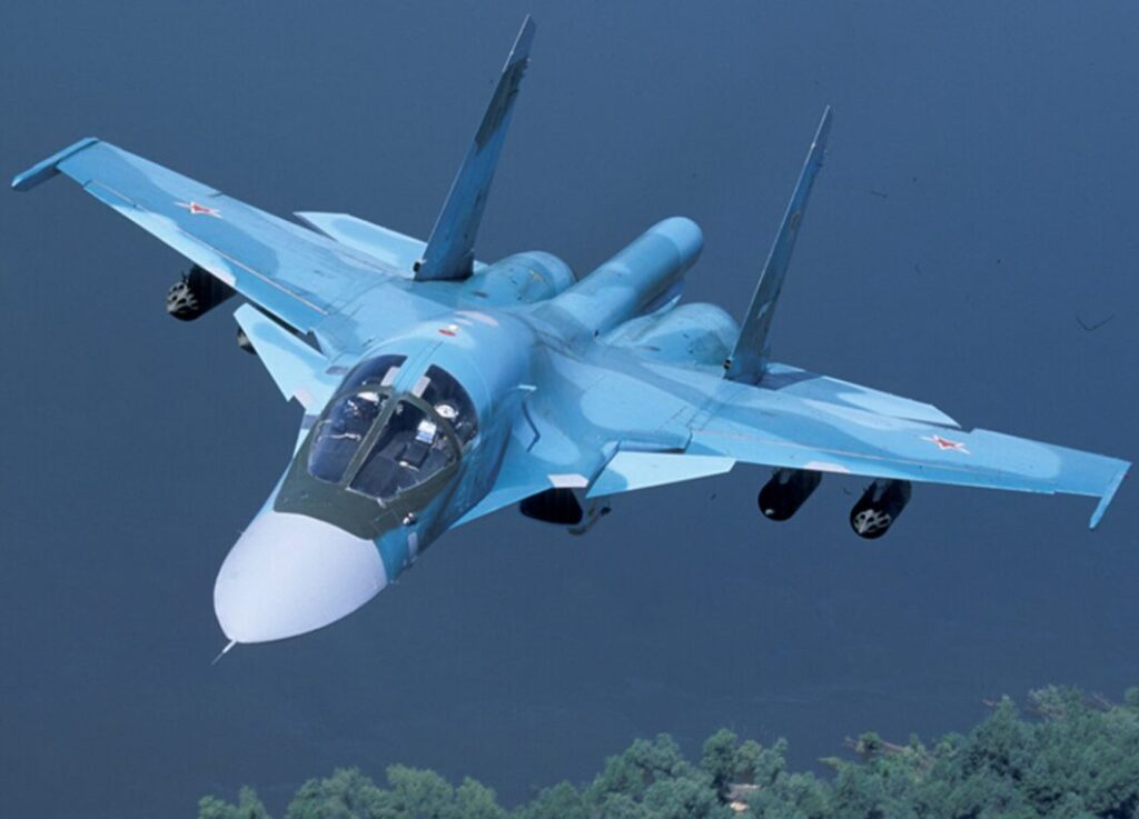 飛行中の戦闘機