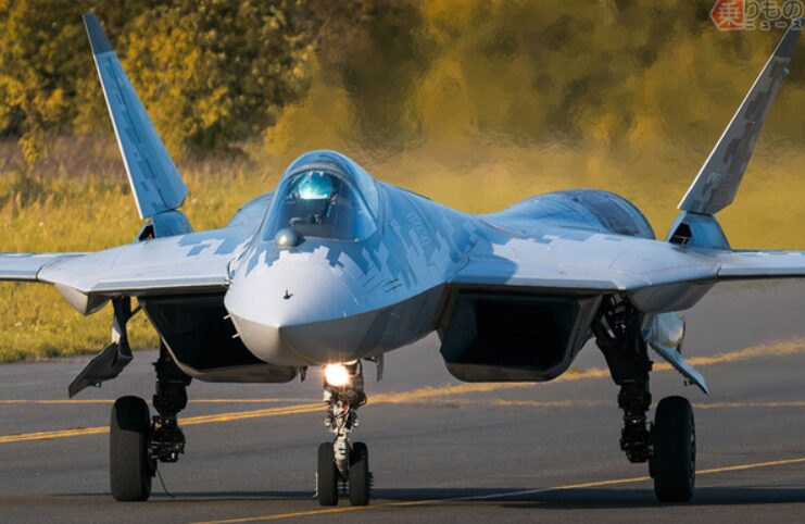 駐機中の戦闘機