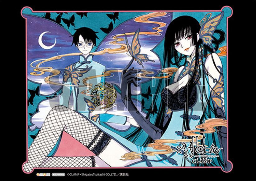 男女アニメキャラクターのイラスト