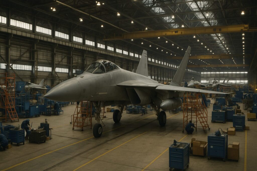 戦闘機工場のイメージ画像