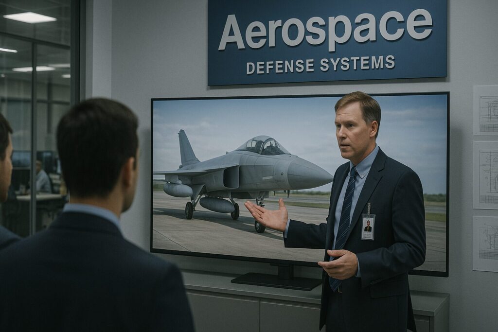 防衛産業の航空宇宙事業部イメージ画像