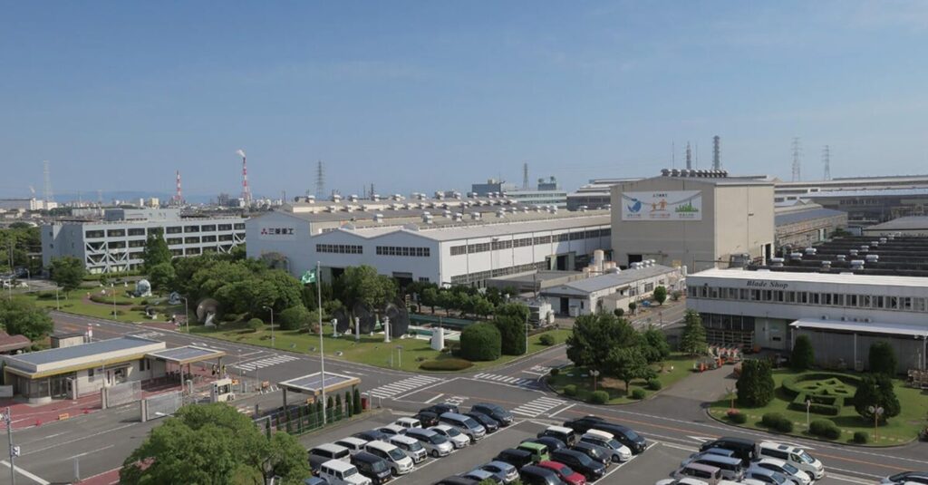 広大な敷地を有する巨大工場
