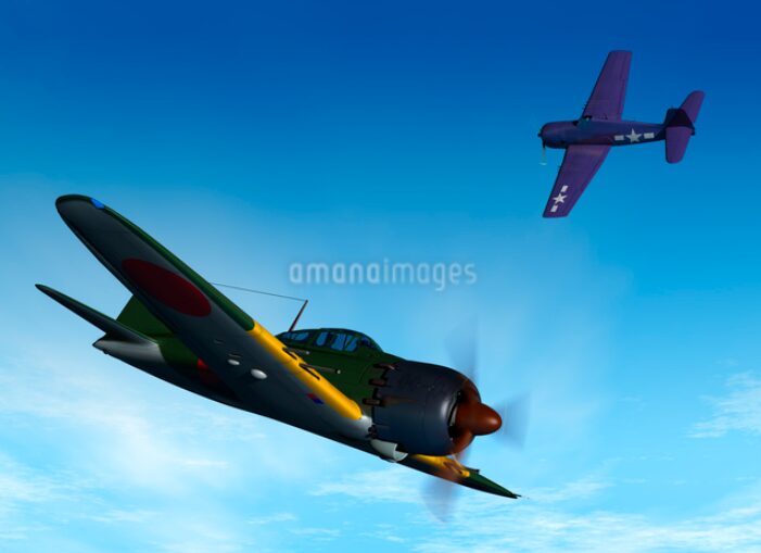 レシプロ戦闘機の空中戦