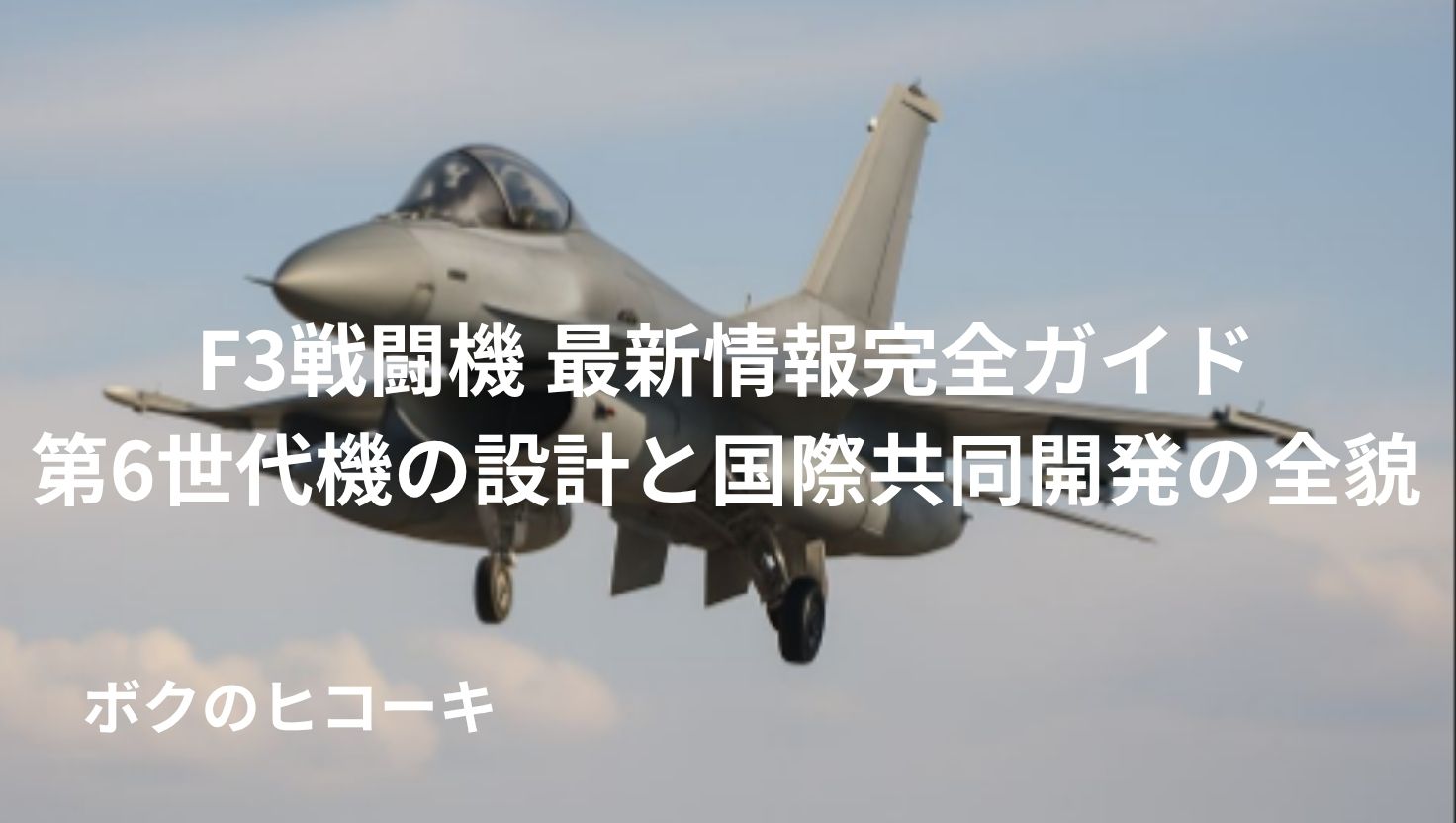 飛行中の戦闘機とタイトル文字