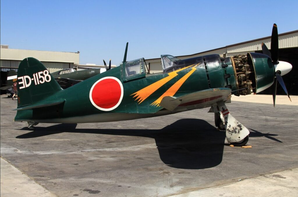 保存されているレシプロ戦闘機