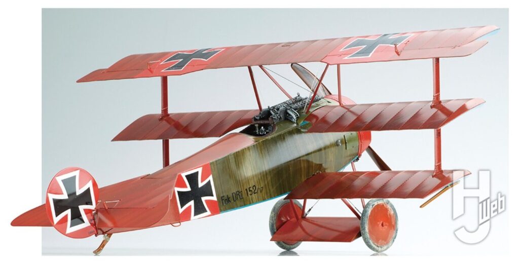 三葉戦闘機の模型