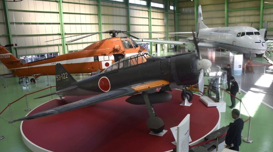 博物館に展示中のレシプロ戦闘機その他