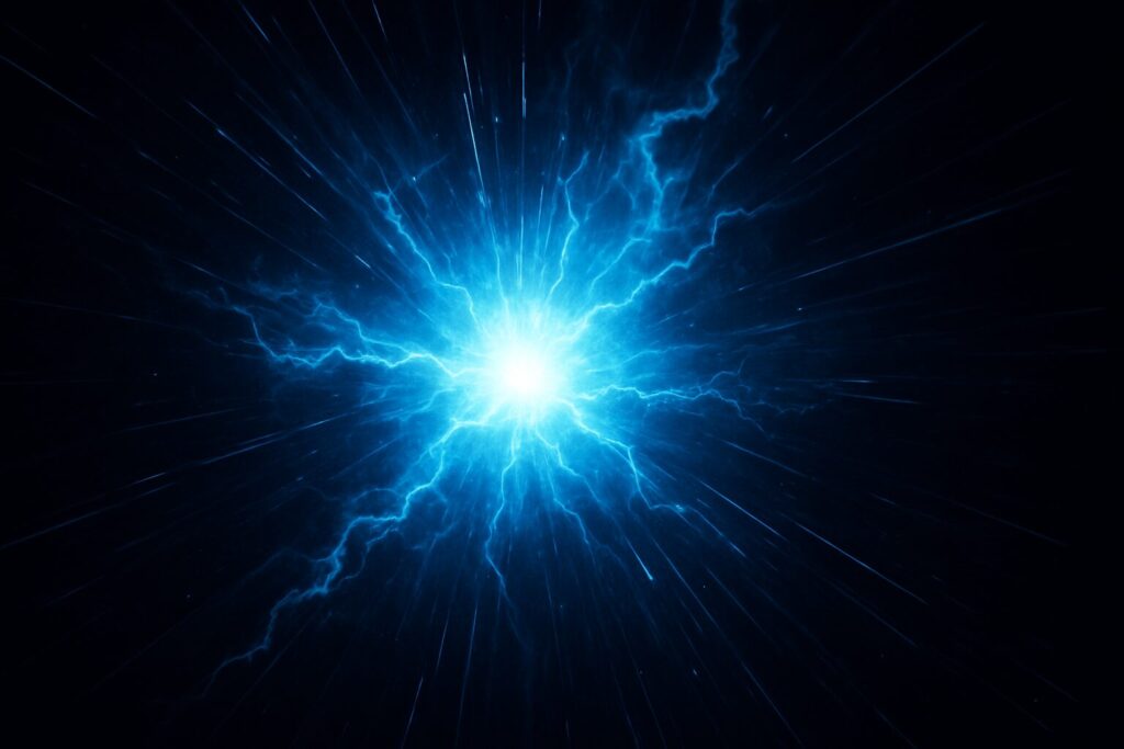 青い衝撃のイメージ