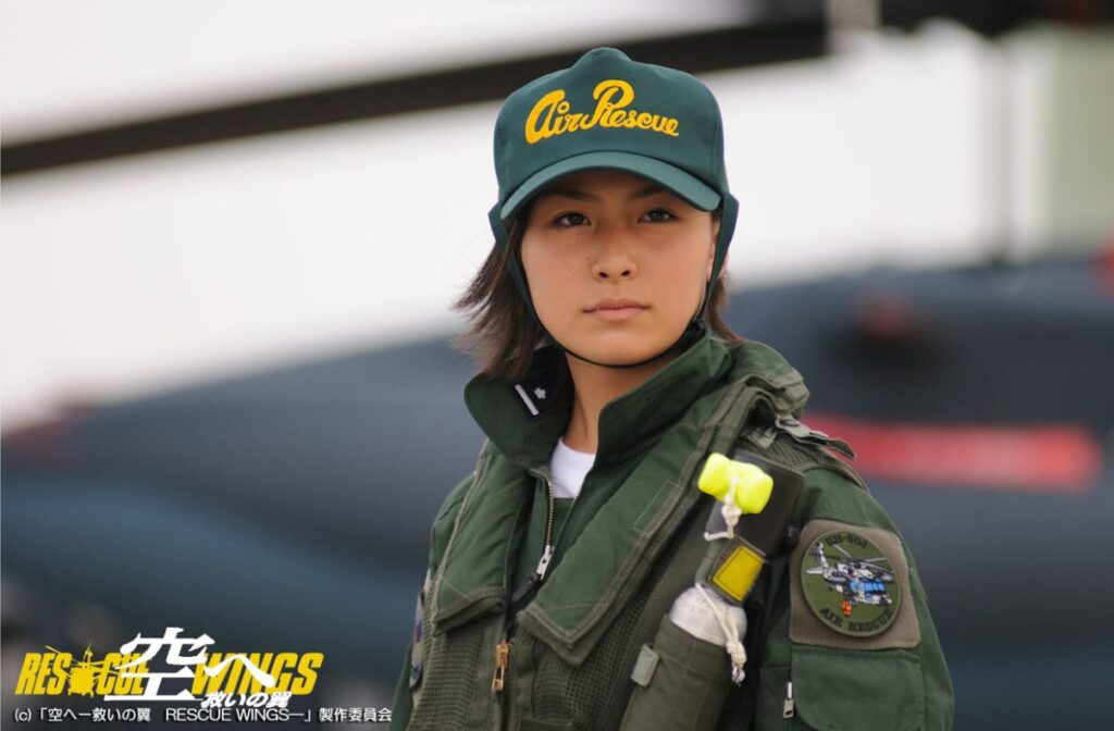 自衛隊を舞台にしたTVドラマの1ショット