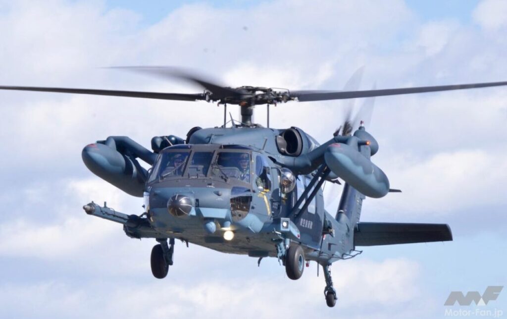 航空自衛隊の救難ヘリコプター