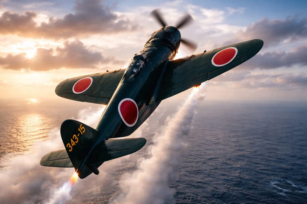 急上昇する紫電改