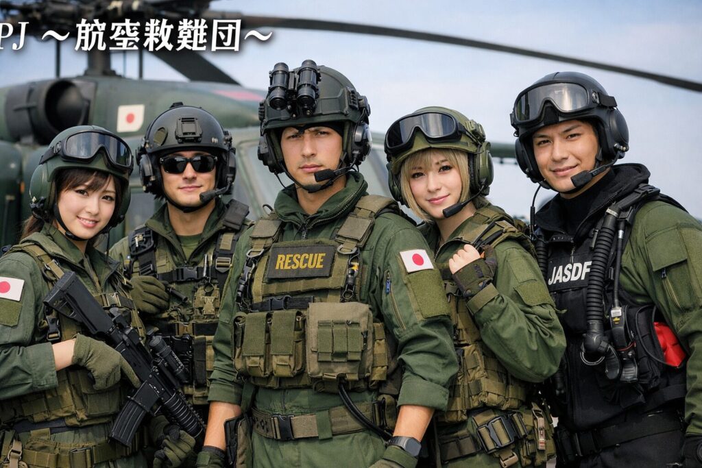 『PJ ~航空救難団~』のコスプレイヤーたち