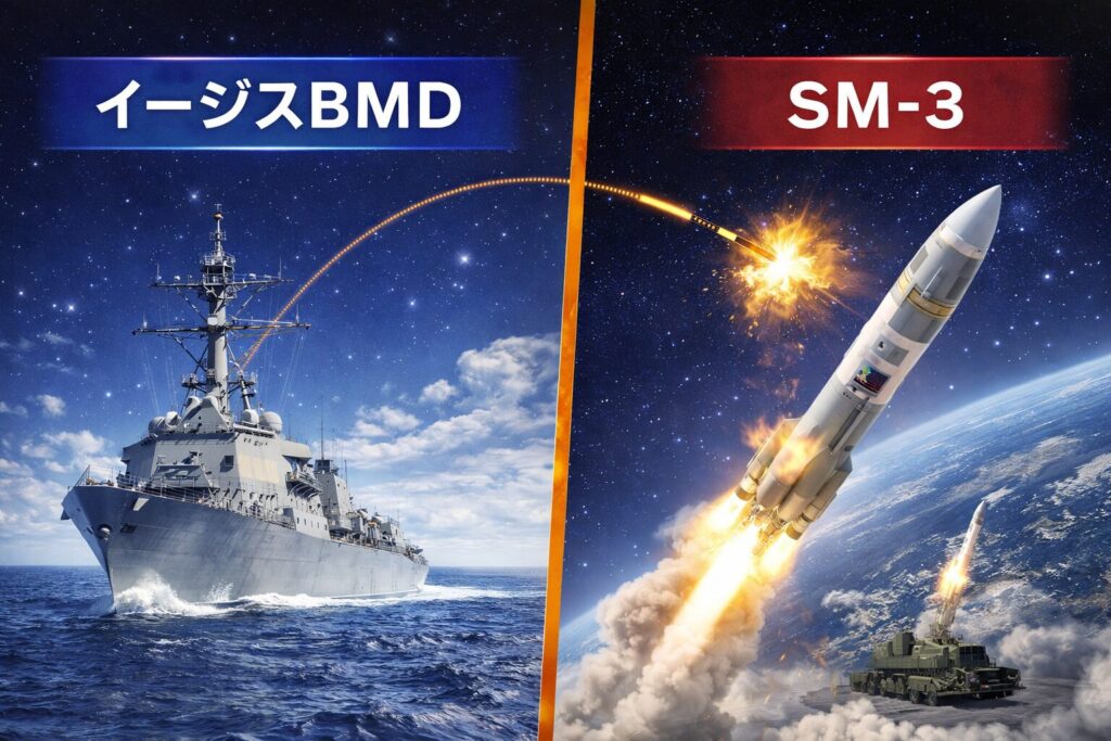 「イージスBMDとSM-3」イメージ画像