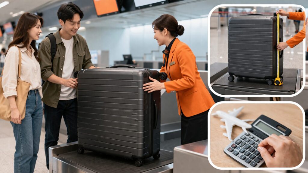 大型荷物のサイズと料金イメージ画像