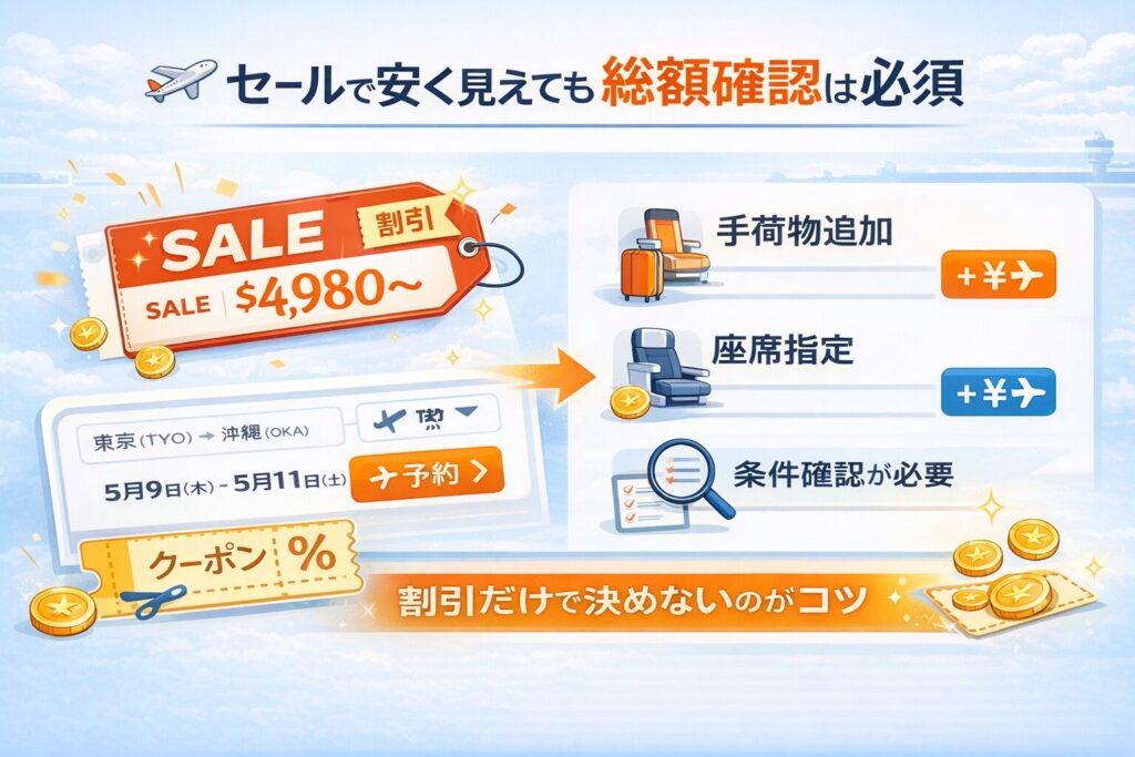 セール・クーポン活用のイメージ画像