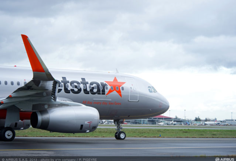 ジェットスター・ジャパンが受領するA320のシャークレット装備機