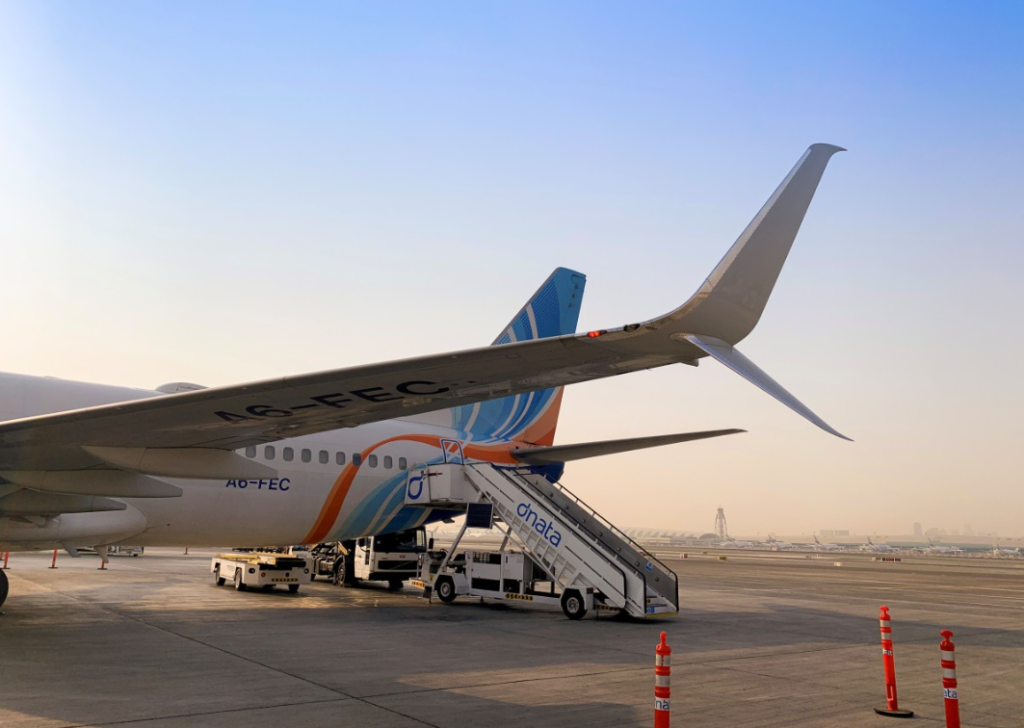 フライドバイの737-800に装着されたスプリット・シミタール・ウィングレット