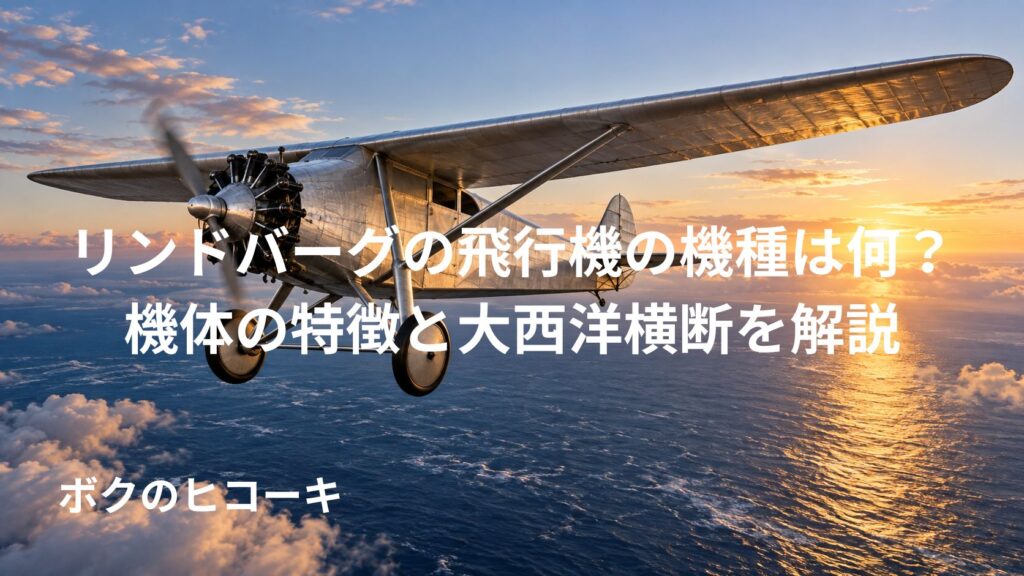草地の飛行場に駐機する、長い主翼と星形エンジンを備えたライアンNYP風の飛行機